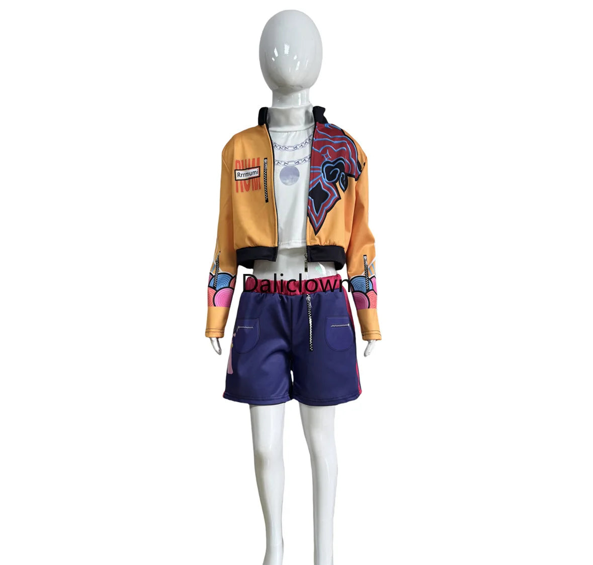 White Black Golden Huntrix Demon Hunters KPop Mira Zoey Rumi Cosplay Costume Kids Birthday Party Dress Girls Halloween Costume