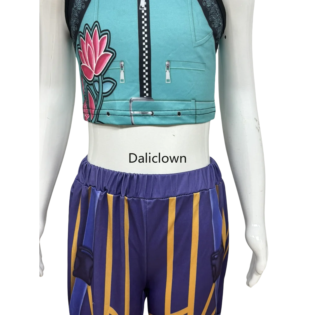 White Black Golden Huntrix Demon Hunters KPop Mira Zoey Rumi Cosplay Costume Kids Birthday Party Dress Girls Halloween Costume