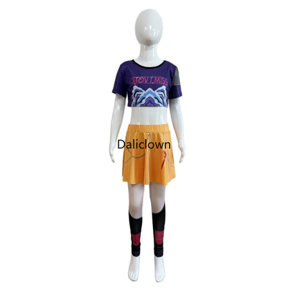 White Black Golden Huntrix Demon Hunters KPop Mira Zoey Rumi Cosplay Costume Kids Birthday Party Dress Girls Halloween Costume