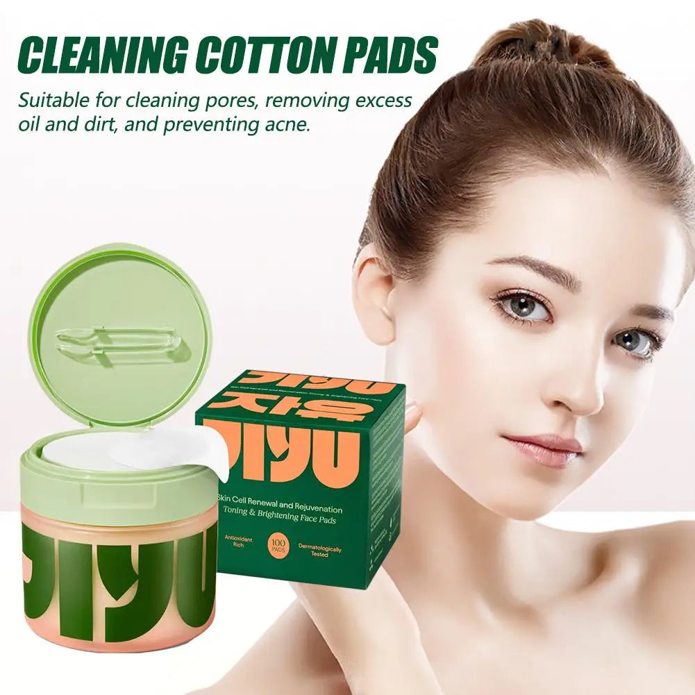 Anti Aging Korean Toner Pads  – 100pcs Hydrating & Nourishing